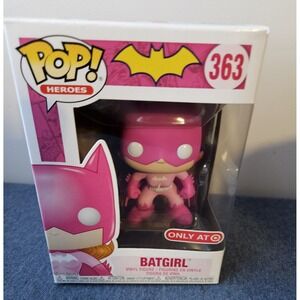 Funko Pop! Heroes: Batgirl #363 Breast Cancer Research Foundation DC Pink Batman